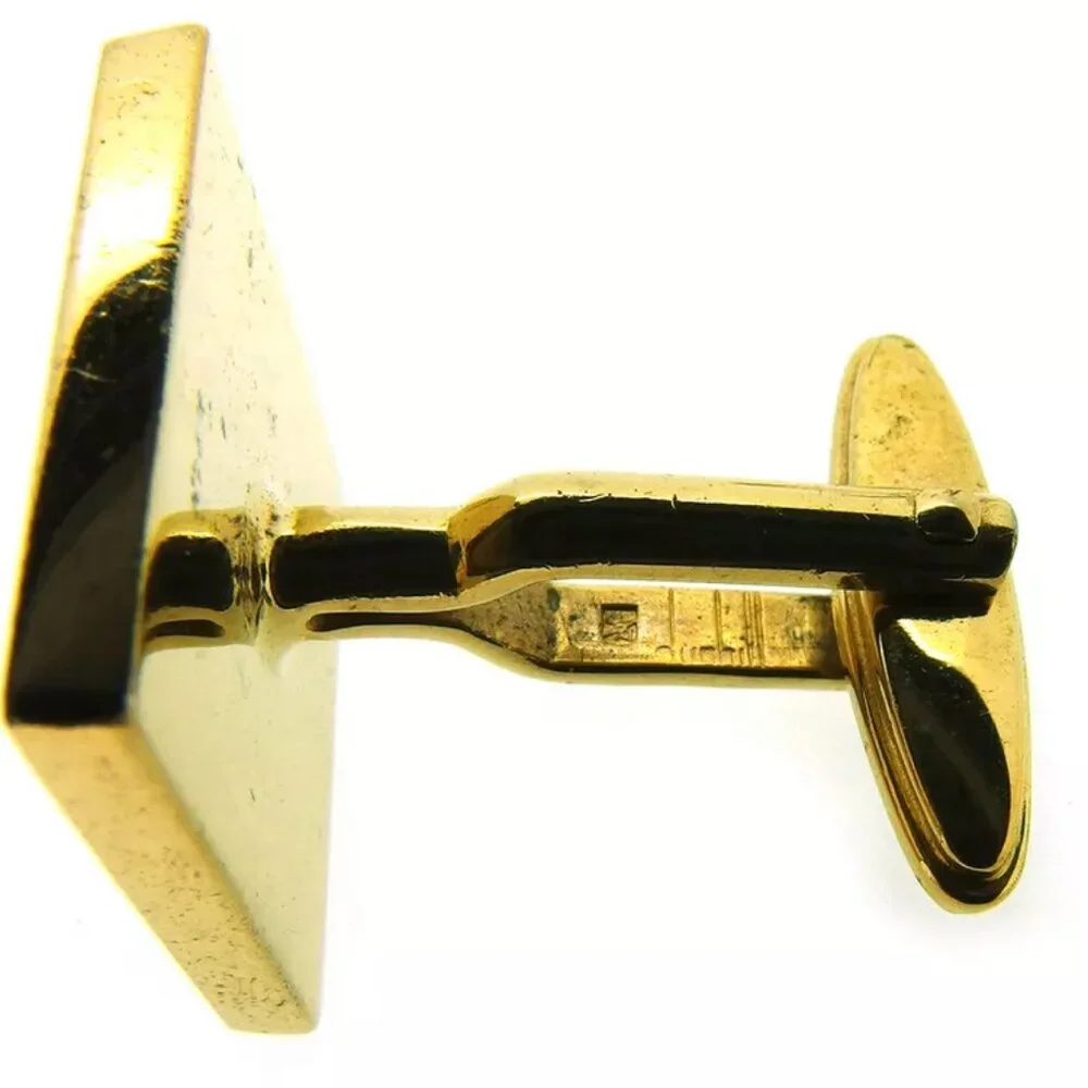 dunhill cuff d mark Gold Hardware Authentic used